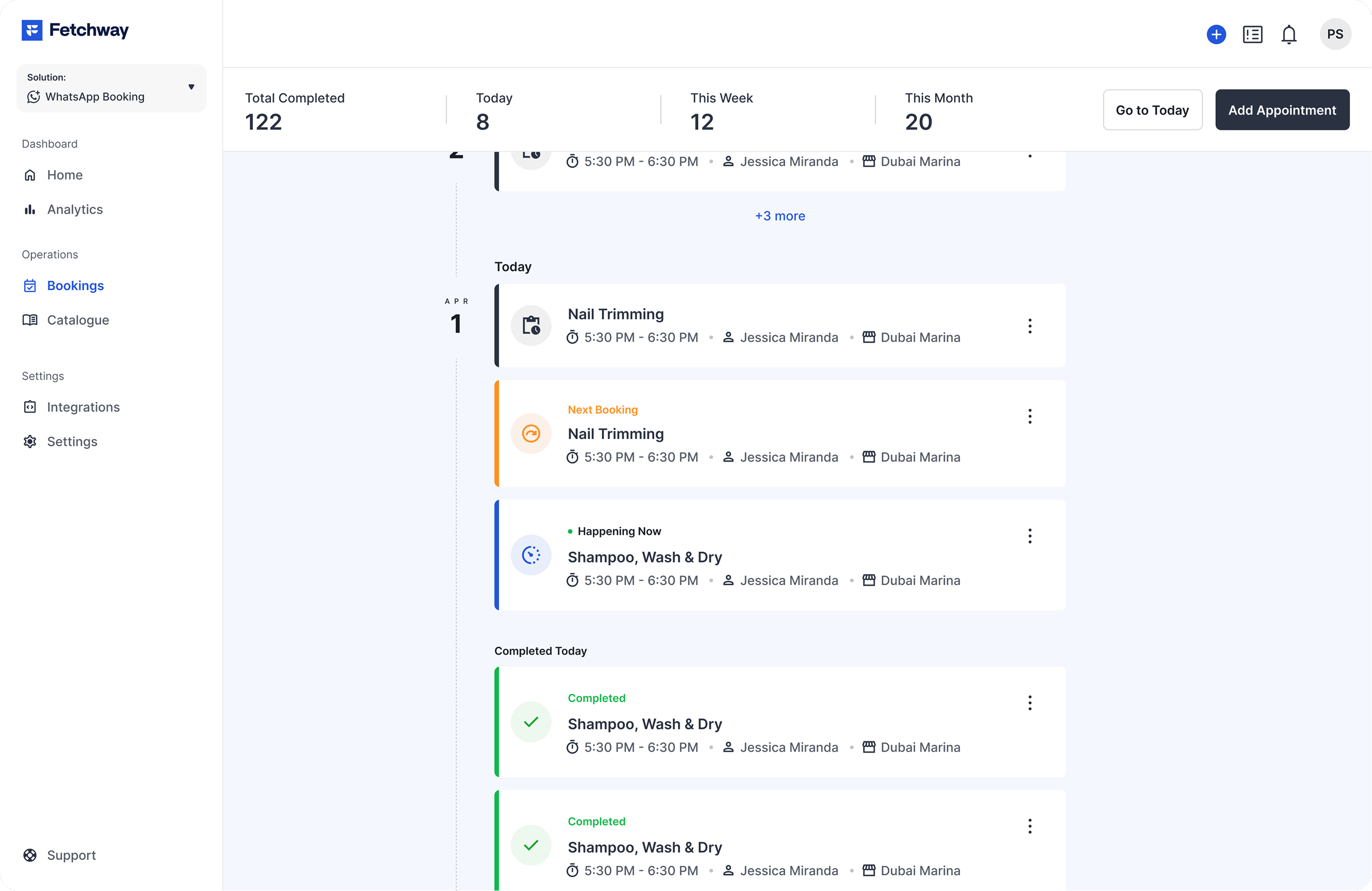 Booking logs for your business